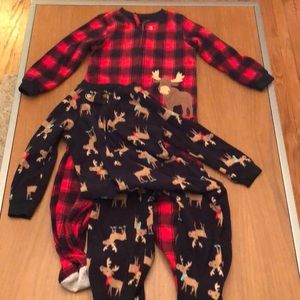 Bundle - footie pajamas